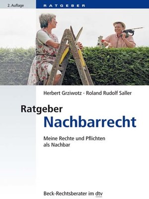 cover image of Ratgeber Nachbarrecht